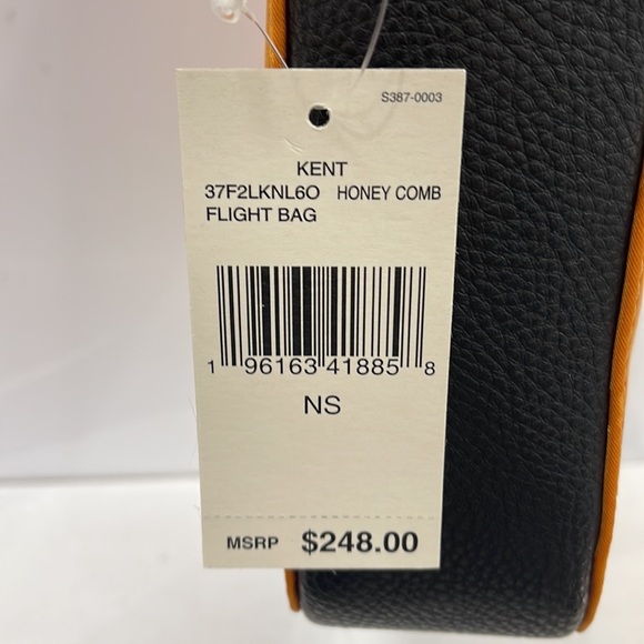 Michael Kors Kent Flight Bag Crossbody Honey Comb - Picture 5 of 16